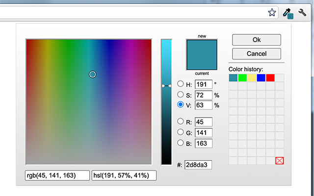 Pemilih Warna ColorZilla
